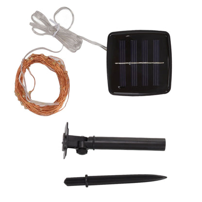 LED Solar String Lights IP44 Waterproof Heatproof Solar Powered Copper Wire Lights for Outdoor Garden Balcony V1294-YM0512-3111220283711