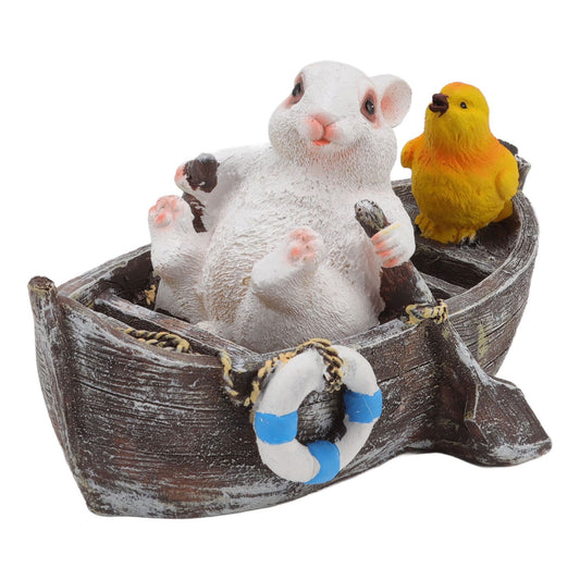 Garden Animals Statues Cute Vivid Synthetic Resin Outdoor Garden Animal Figurines for Patio Terrace Home V1294-YM0512-3111220284412