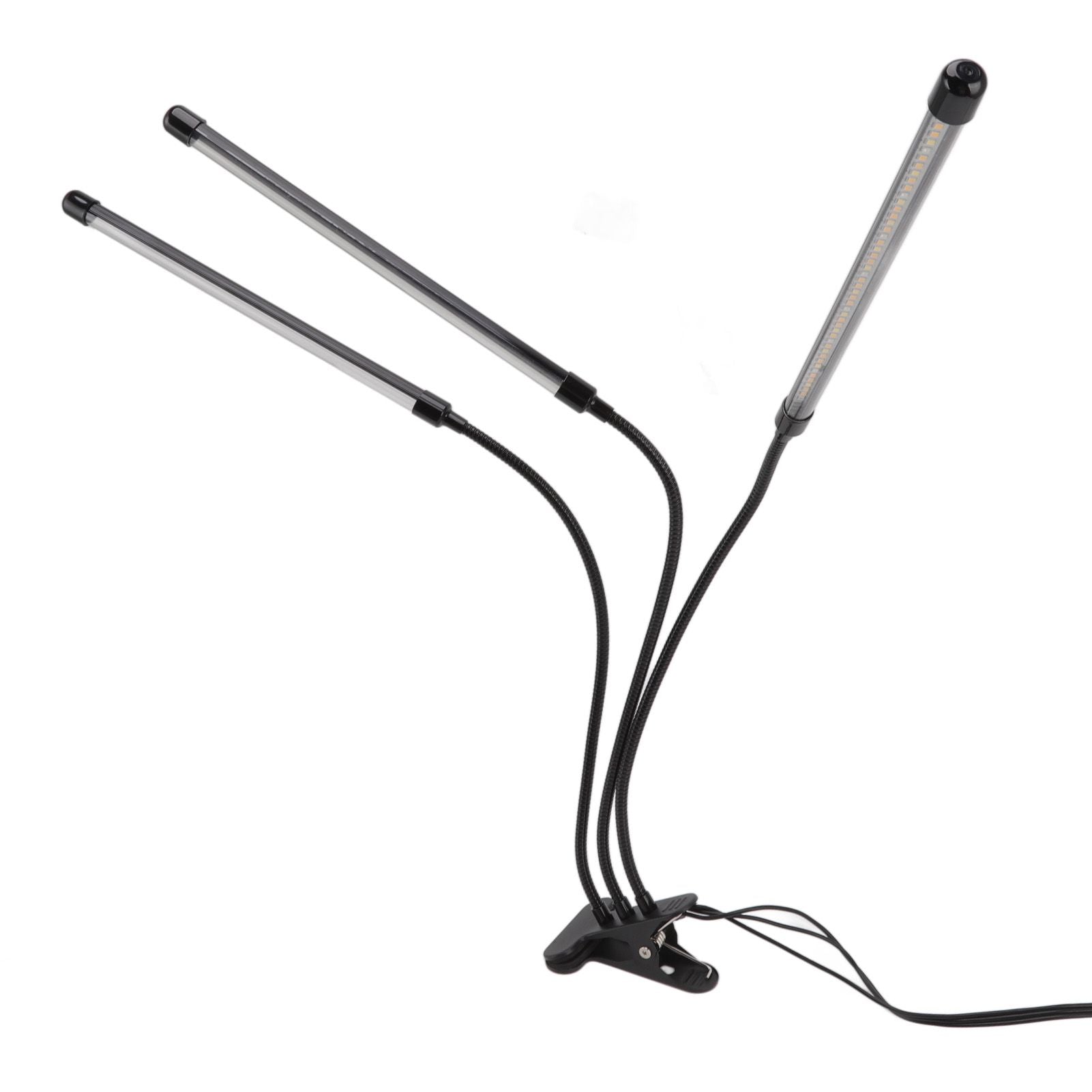 3 Head Clip Plant Light Full Spectrum Red White Warm Light 10 Level Dimmable USB LED Plant Growing Lamp with V1294-YM0512-3111220285211