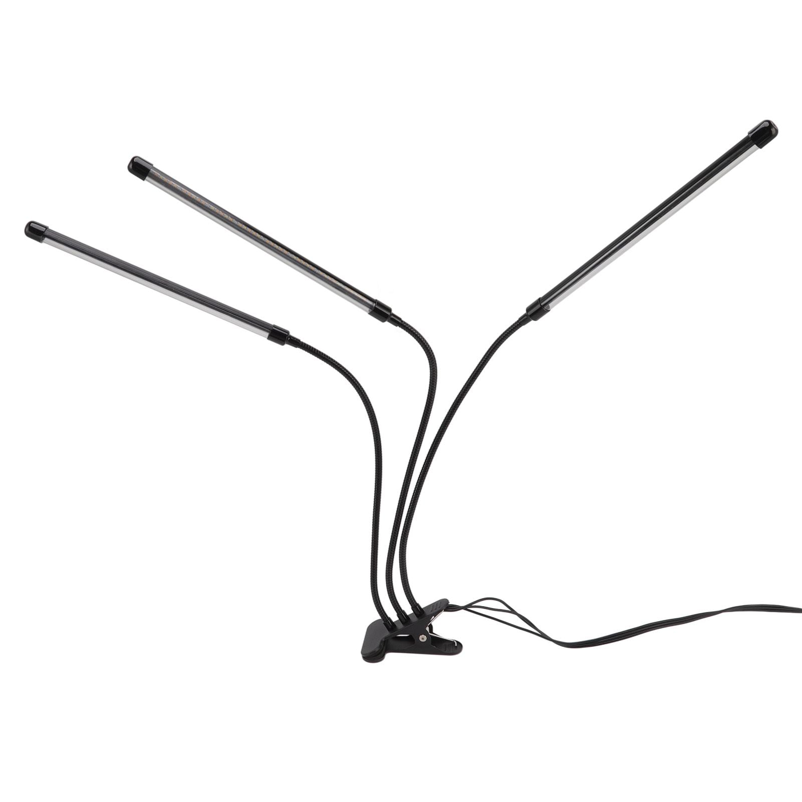 3 Head Clip Plant Light Full Spectrum Red White Warm Light 10 Level Dimmable USB LED Plant Growing Lamp with V1294-YM0512-3111220285211