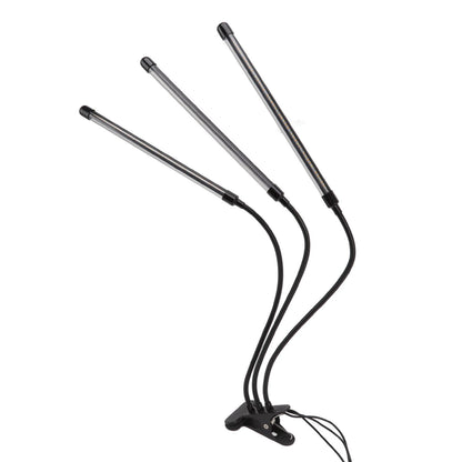 3 Head Clip Plant Light Full Spectrum Red White Warm Light 10 Level Dimmable USB LED Plant Growing Lamp with V1294-YM0512-3111220285211