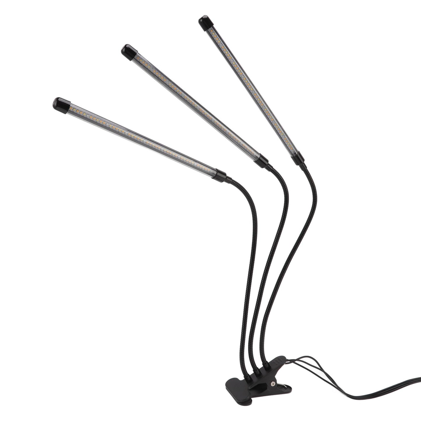 3 Head Clip Plant Light Full Spectrum Red White Warm Light 10 Level Dimmable USB LED Plant Growing Lamp with V1294-YM0512-3111220285211