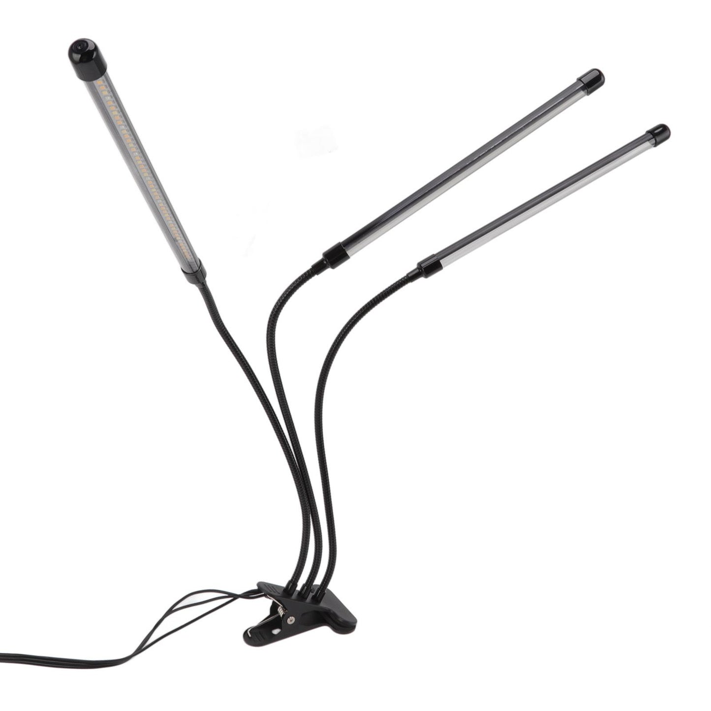 3 Head Clip Plant Light Full Spectrum Red White Warm Light 10 Level Dimmable USB LED Plant Growing Lamp with V1294-YM0512-3111220285211