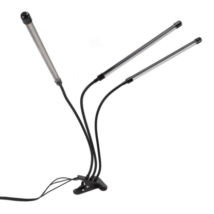 3 Head Clip Plant Light Full Spectrum Red White Warm Light 10 Level Dimmable USB LED Plant Growing Lamp with V1294-YM0512-3111220285211