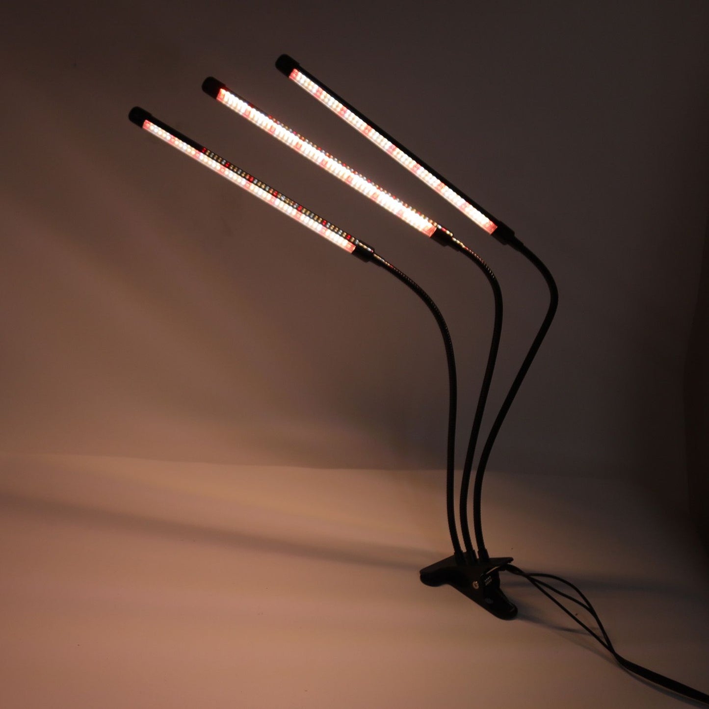 3 Head Clip Plant Light Full Spectrum Red White Warm Light 10 Level Dimmable USB LED Plant Growing Lamp with V1294-YM0512-3111220285211