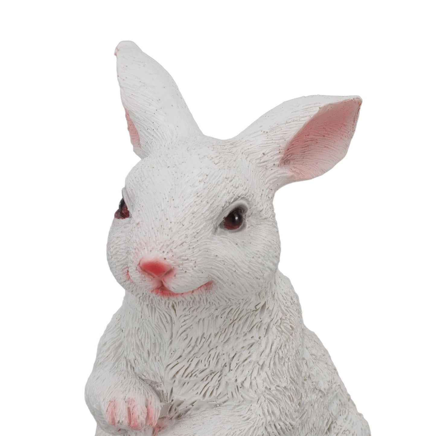 1 Pair Bunny Rabbit Ornaments Decorations Resin Art Craft Animal Model Sculpture Statue Figurine for Balcony V1294-YM0512-3111220285911