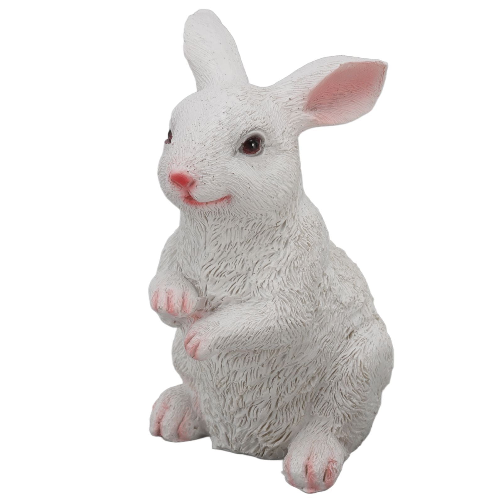 1 Pair Bunny Rabbit Ornaments Decorations Resin Art Craft Animal Model Sculpture Statue Figurine for Balcony V1294-YM0512-3111220285911
