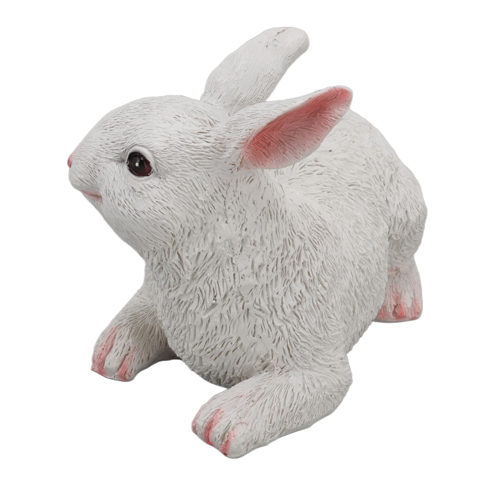 1 Pair Bunny Rabbit Ornaments Decorations Resin Art Craft Animal Model Sculpture Statue Figurine for Balcony V1294-YM0512-3111220285911
