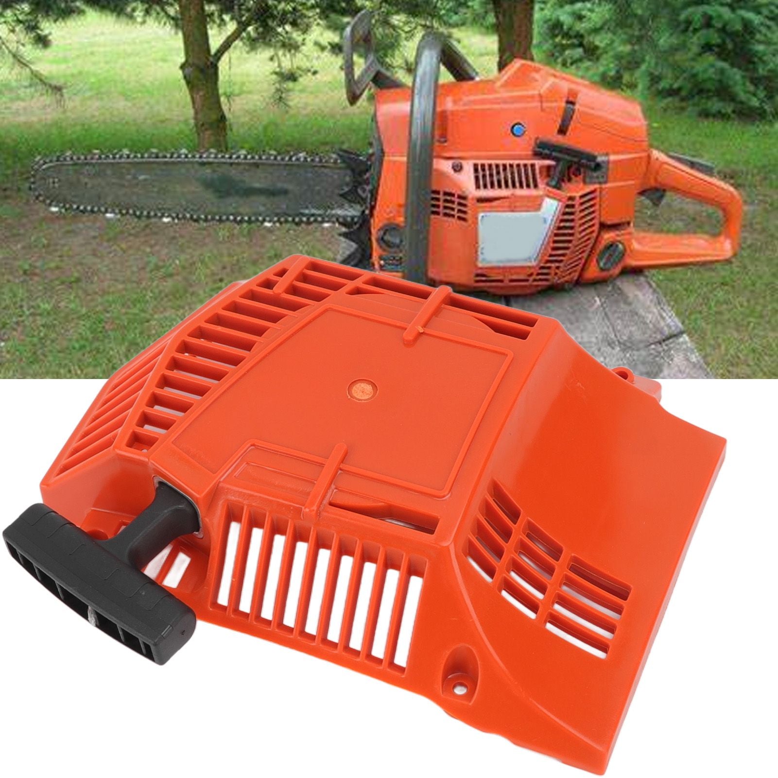 Lawn Mower Pull Starter ABS Wear Resistant Recoil Starter for Husqvarna 394 Chain Saw 5034624 02 V1294-YM0512-3111220286211