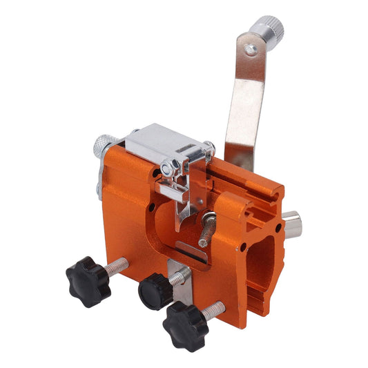 Portable Crank Chainsaw Sharpening Jig Stainless Steel Chainsaw Tooth Blade Grinder Precise Sharpening Kit V1294-YM0512-3111220287611