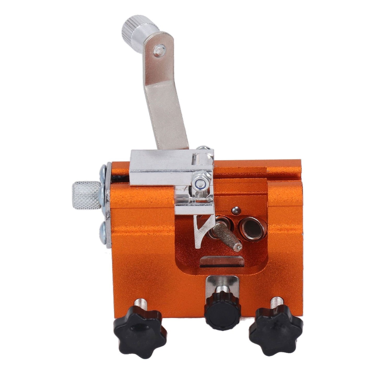 Portable Crank Chainsaw Sharpening Jig Stainless Steel Chainsaw Tooth Blade Grinder Precise Sharpening Kit V1294-YM0512-3111220287611