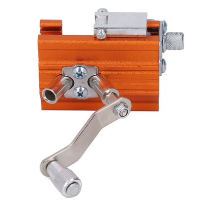 Portable Crank Chainsaw Sharpening Jig Stainless Steel Chainsaw Tooth Blade Grinder Precise Sharpening Kit V1294-YM0512-3111220287611