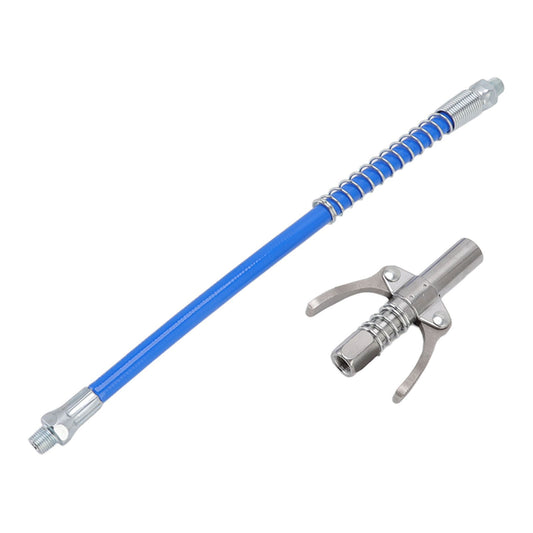 Grease Tool Coupler Electric Manual High Pressure Oil Nozzle Double Locking Clamp Grease Nozzle with 30.5cm V1294-YM0512-3111220288011