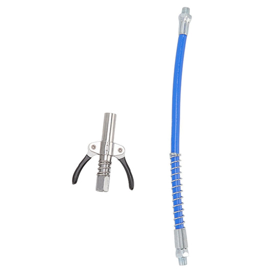 Grease Tool Coupler Electric Manual High Pressure Oil Nozzle Double Locking Clamp Grease Nozzle with 30.5cm V1294-YM0512-3111220288012