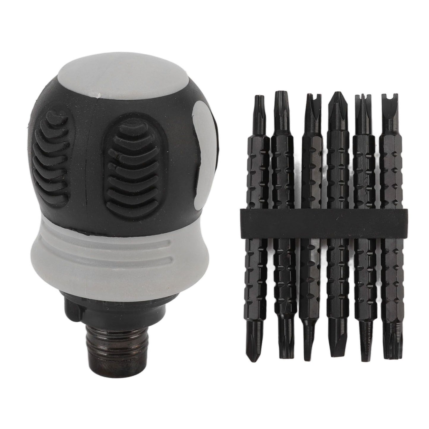 13 in 1 Mini Ratchet Screwdriver Bit Set Telescopic Labor Saving Screwdriver Handle with 6pcs Dual Purpose V1294-YM0512-3111220288811