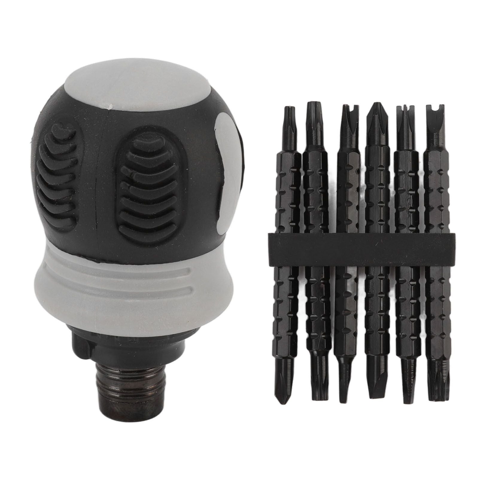 13 in 1 Mini Ratchet Screwdriver Bit Set Telescopic Labor Saving Screwdriver Handle with 6pcs Dual Purpose V1294-YM0512-3111220288811