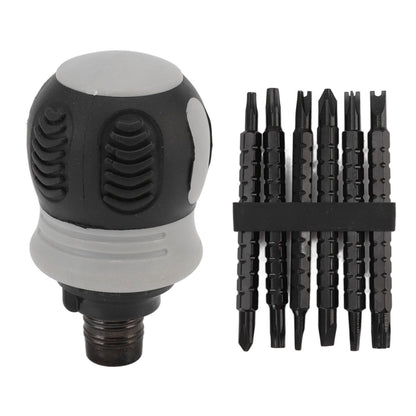 13 in 1 Mini Ratchet Screwdriver Bit Set Telescopic Labor Saving Screwdriver Handle with 6pcs Dual Purpose V1294-YM0512-3111220288811