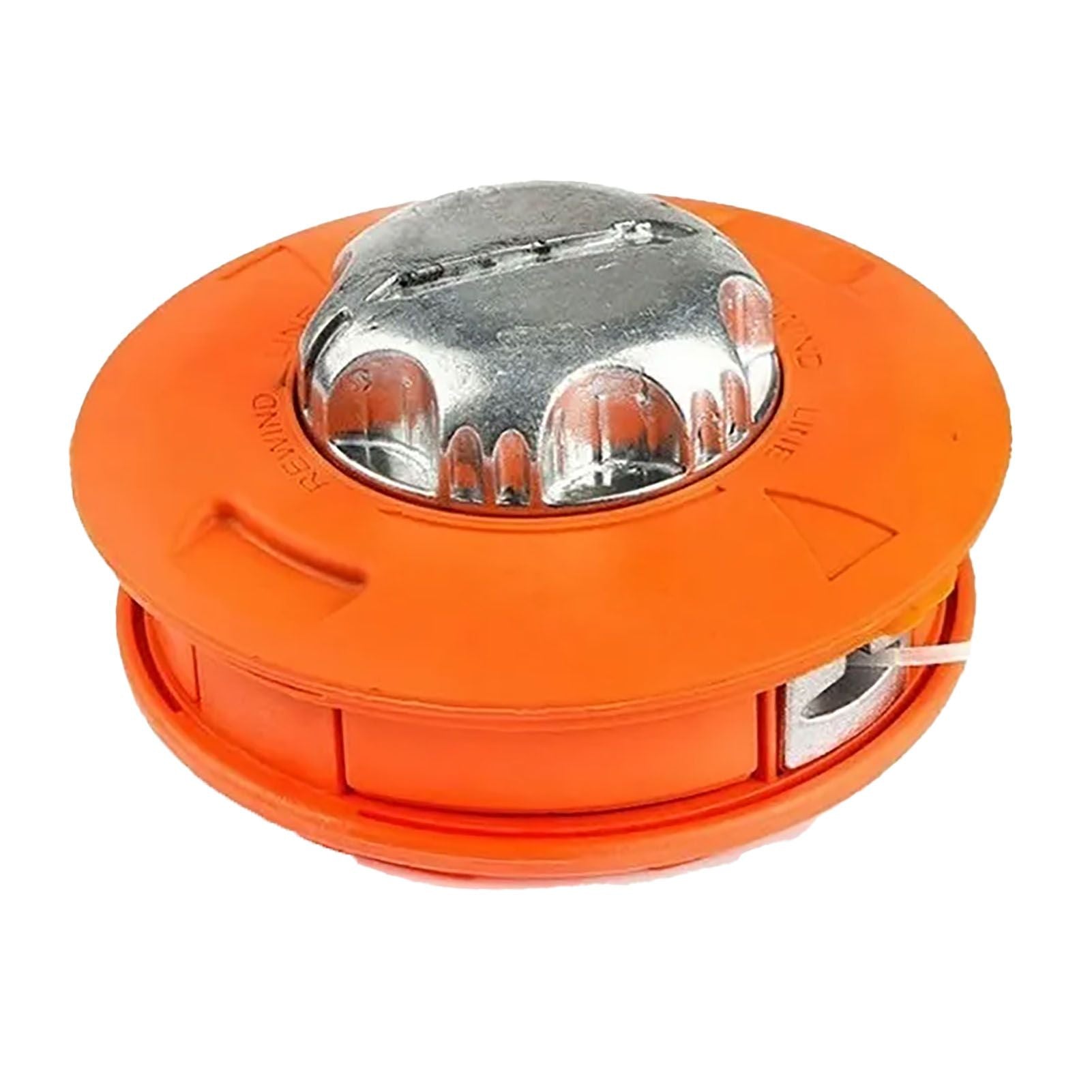 Lawn Mower Trimmer Head Dismantle Free Plastic Aluminum Trimming Head for Garden Mowing Machine Orange V1294-YM0512-3111220289111