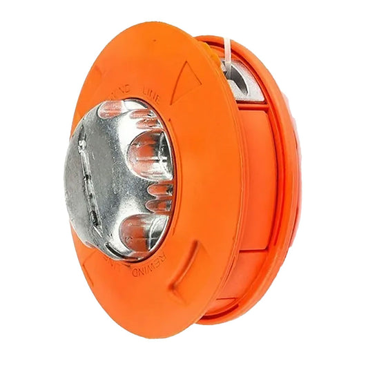 Lawn Mower Trimmer Head Dismantle Free Plastic Aluminum Trimming Head for Garden Mowing Machine Orange V1294-YM0512-3111220289111