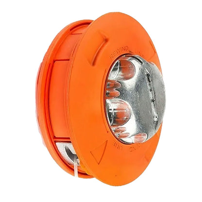 Lawn Mower Trimmer Head Dismantle Free Plastic Aluminum Trimming Head for Garden Mowing Machine Orange V1294-YM0512-3111220289111
