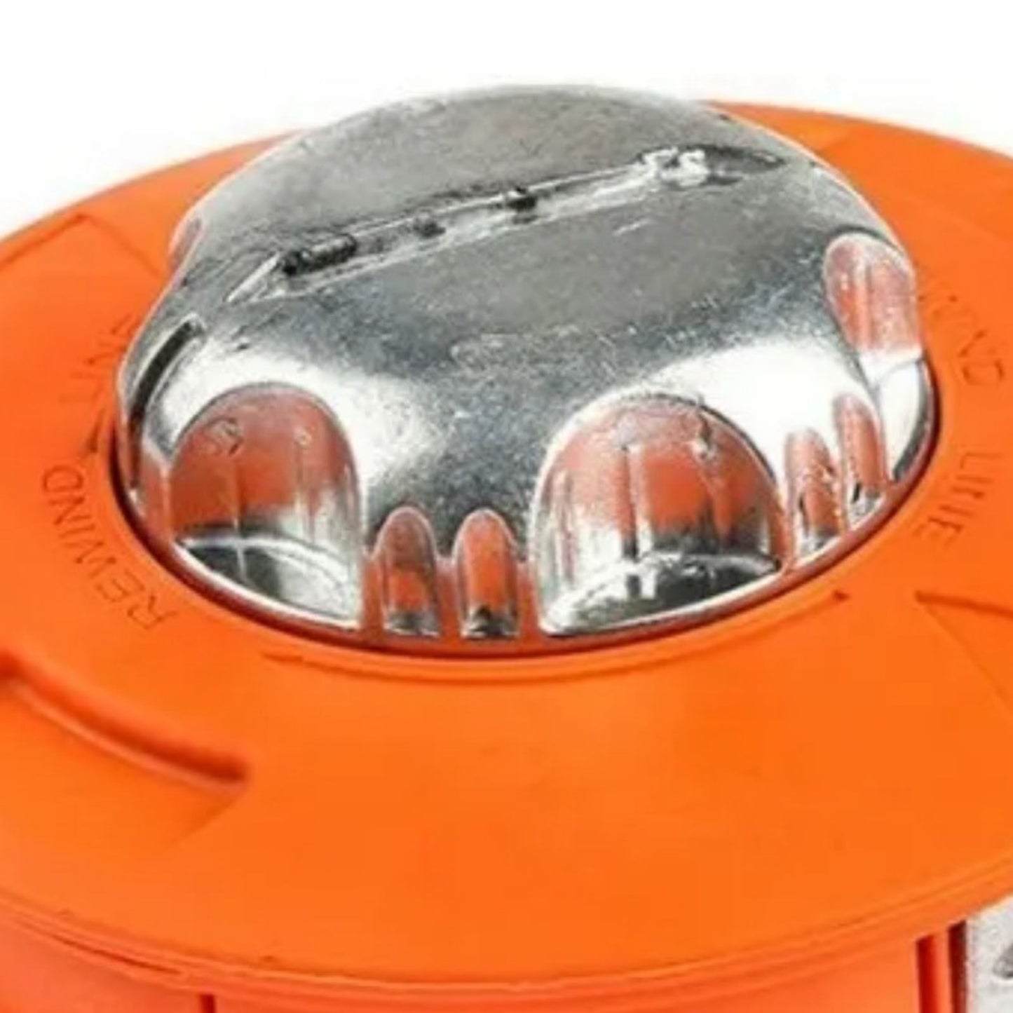 Lawn Mower Trimmer Head Dismantle Free Plastic Aluminum Trimming Head for Garden Mowing Machine Orange V1294-YM0512-3111220289111