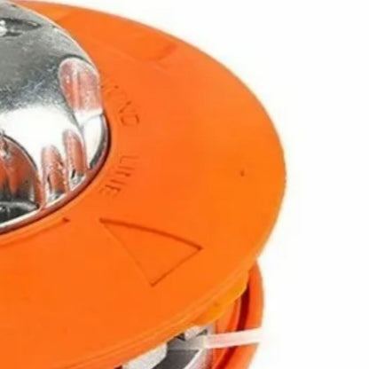 Lawn Mower Trimmer Head Dismantle Free Plastic Aluminum Trimming Head for Garden Mowing Machine Orange V1294-YM0512-3111220289111