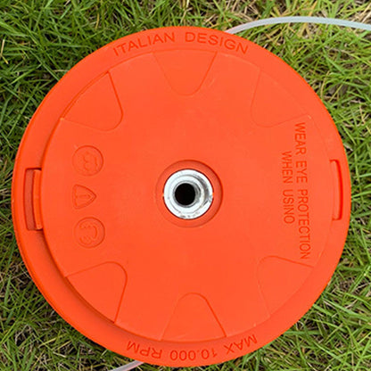 Lawn Mower Trimmer Head Dismantle Free Plastic Aluminum Trimming Head for Garden Mowing Machine Orange V1294-YM0512-3111220289111