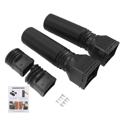 Rain Gutter Downspout Extensions Flexible Universal Drain Downspout Extender Drainage Connector Extendable V1294-YM0512-3111220289511