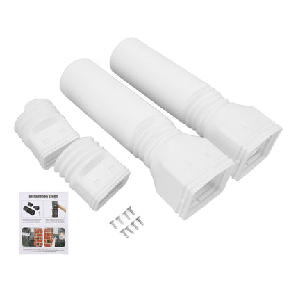 Rain Gutter Downspout Extensions Flexible Universal Drain Downspout Extender Drainage Connector Extendable V1294-YM0512-3111220289512