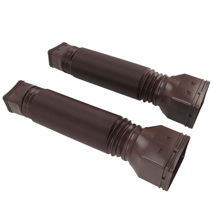 Rain Gutter Downspout Extensions Flexible Universal Drain Downspout Extender Drainage Connector Extendable V1294-YM0512-3111220289513