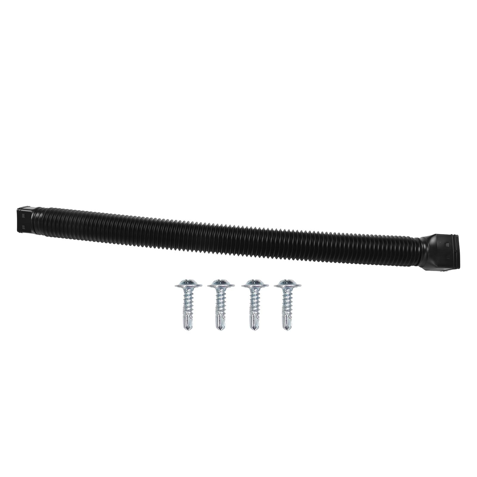 Downspout Extender Retractable Rain Gutter Drainage Pipe Down Spout Drain Extensions Black V1294-YM0512-3111220289711