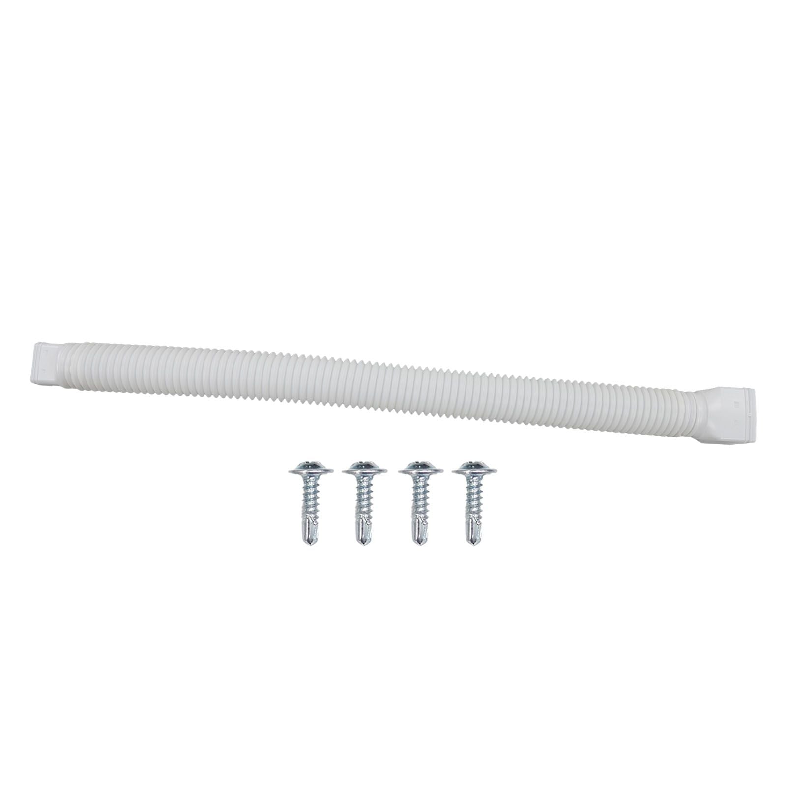 Downspout Extender Retractable Rain Gutter Drainage Pipe Down Spout Drain Extensions White V1294-YM0512-3111220289712
