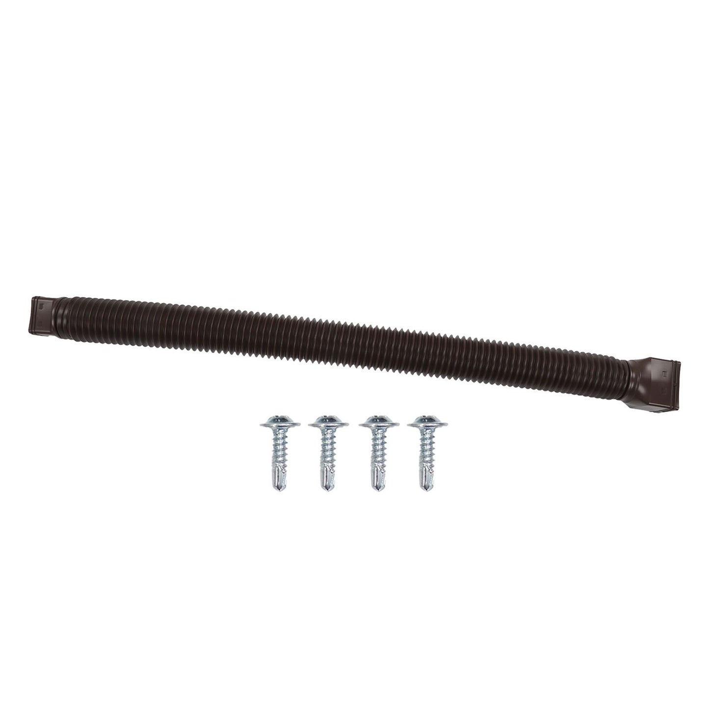 Downspout Extender Retractable Rain Gutter Drainage Pipe Down Spout Drain Extensions Brown V1294-YM0512-3111220289713