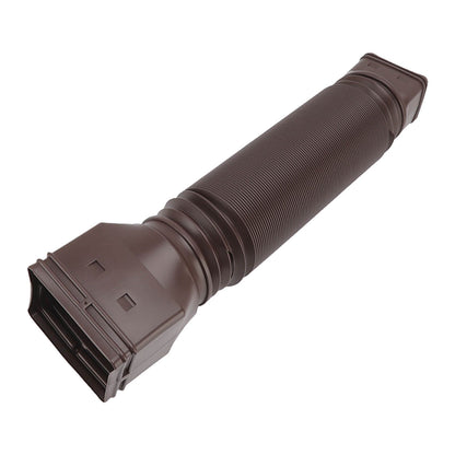Downspout Extender Retractable Rain Gutter Drainage Pipe Down Spout Drain Extensions Brown V1294-YM0512-3111220289713
