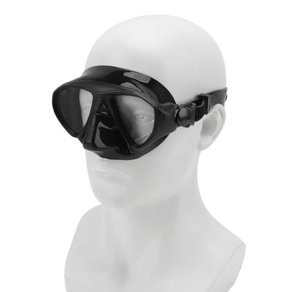 Diving Face Goggles Cover No Leakage Wide View Safe Tempered Glass Snorkeling Goggles V1294-YM0512-3111220289911