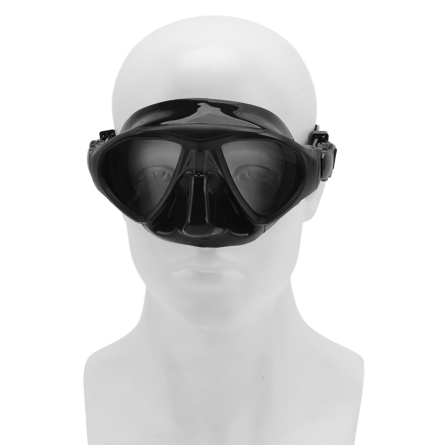 Diving Face Goggles Cover No Leakage Wide View Safe Tempered Glass Snorkeling Goggles V1294-YM0512-3111220289911