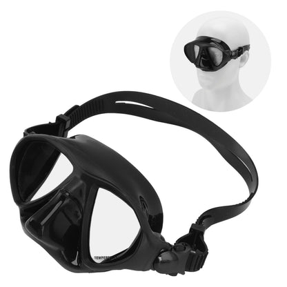 Diving Face Goggles Cover No Leakage Wide View Safe Tempered Glass Snorkeling Goggles V1294-YM0512-3111220289911