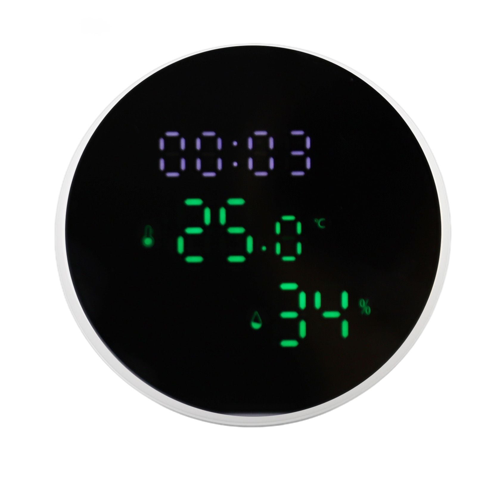 WiFi Thermometer Hygrometer High Accuracy Voice Control Smart Temperature Humidity Sensor with LED for Homes V1294-YM0512-3111220290011