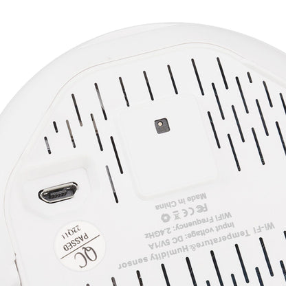 WiFi Thermometer Hygrometer High Accuracy Voice Control Smart Temperature Humidity Sensor with LED for Homes V1294-YM0512-3111220290011