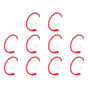 10 PCS Plastic Cow Nose Ring Large Cattle Breeding Nose Ring Livestock Nose Traction Rings V1294-YM0512-3111220290511