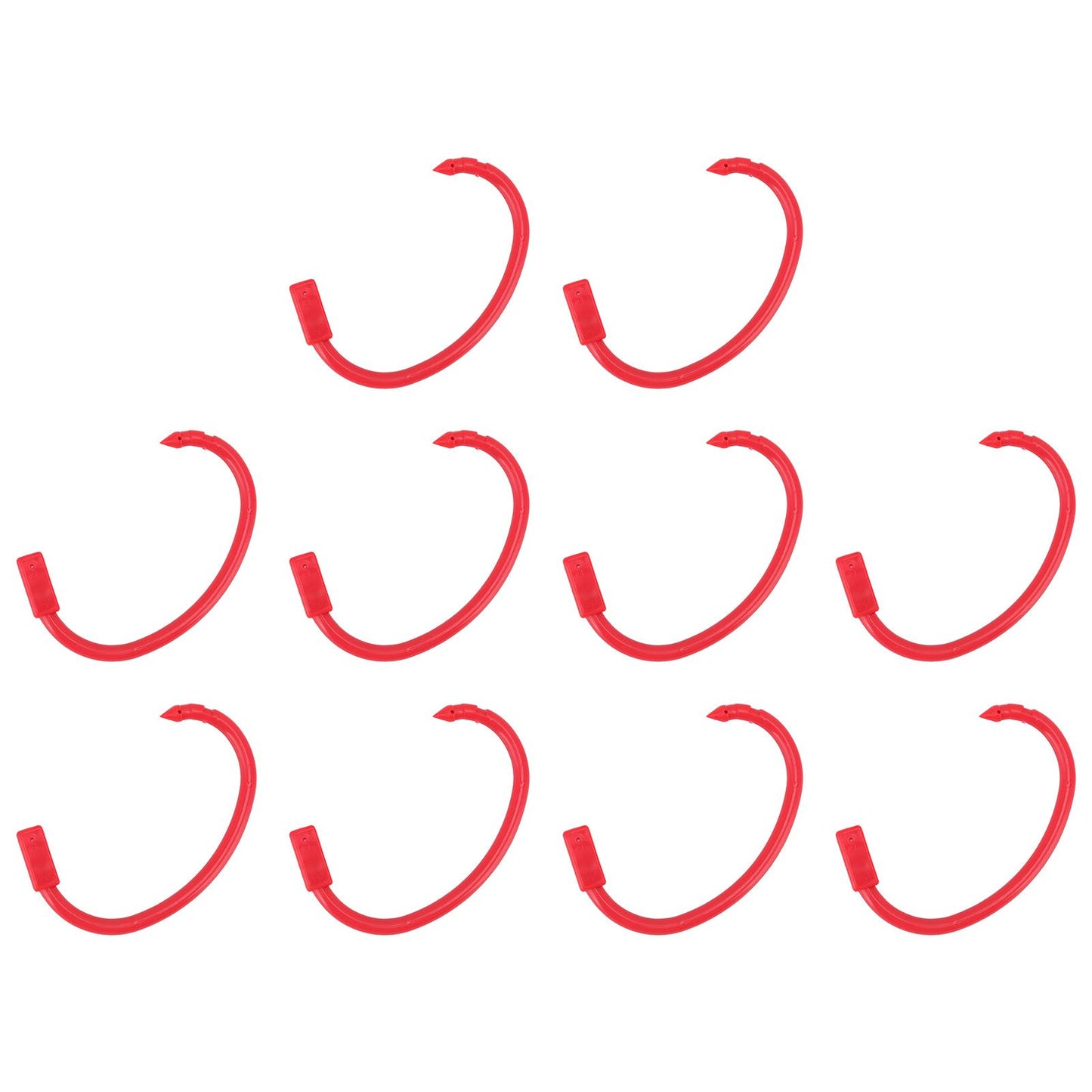 10 PCS Plastic Cow Nose Ring Large Cattle Breeding Nose Ring Livestock Nose Traction Rings V1294-YM0512-3111220290511