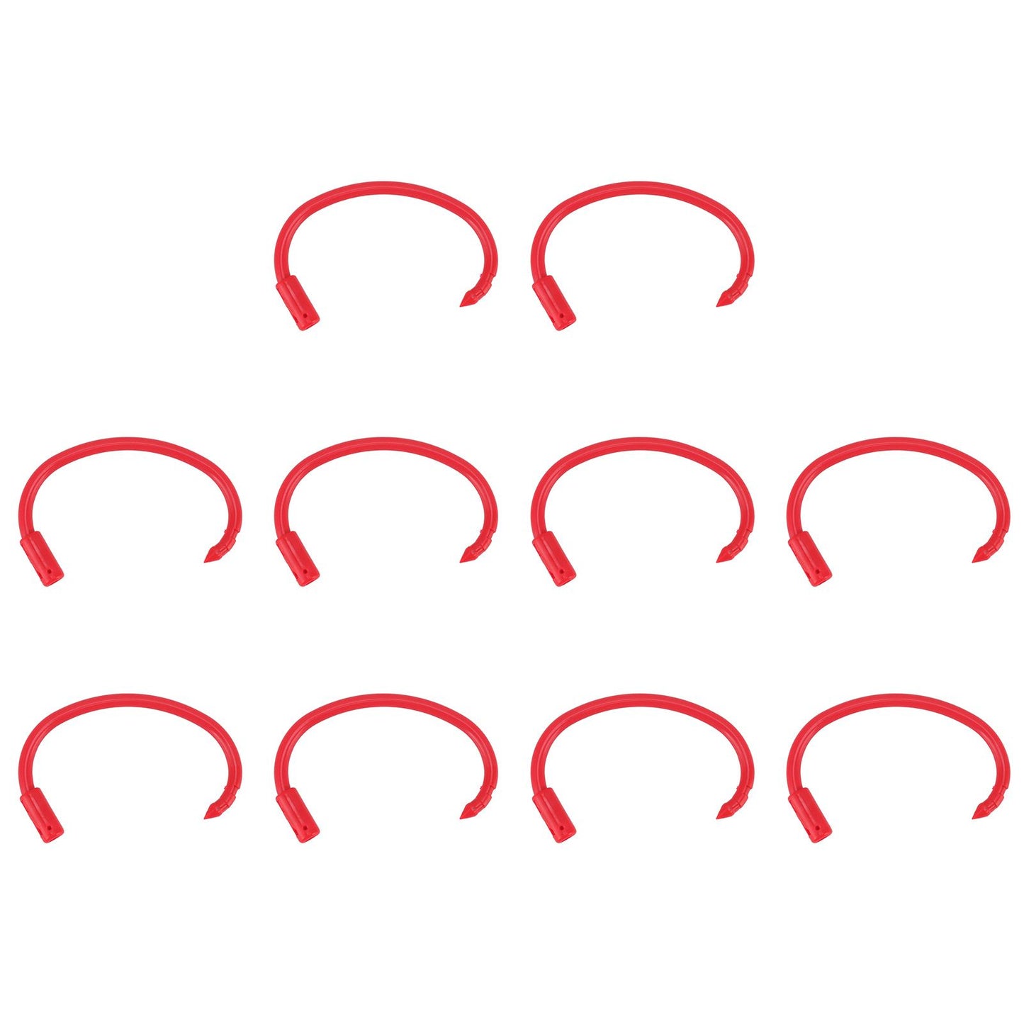 10 PCS Plastic Cow Nose Ring Large Cattle Breeding Nose Ring Livestock Nose Traction Rings V1294-YM0512-3111220290511