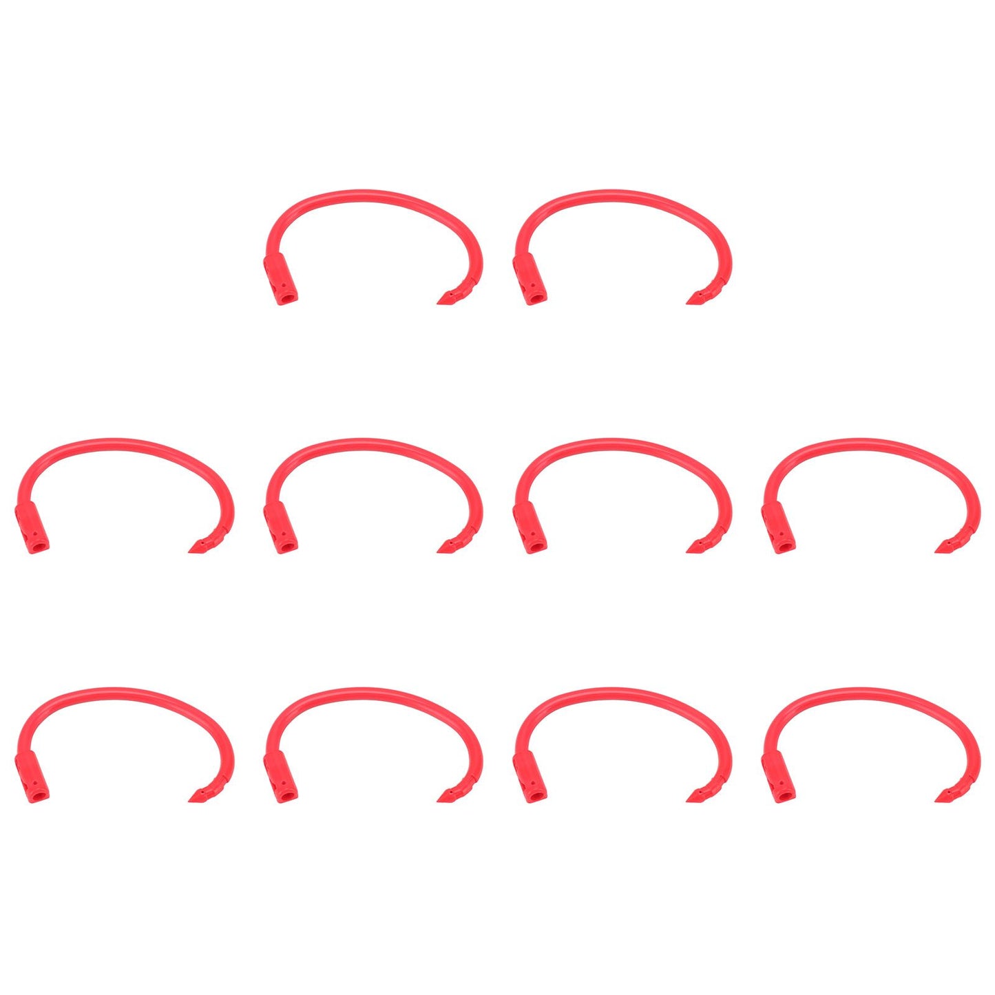10 PCS Plastic Cow Nose Ring Large Cattle Breeding Nose Ring Livestock Nose Traction Rings V1294-YM0512-3111220290511
