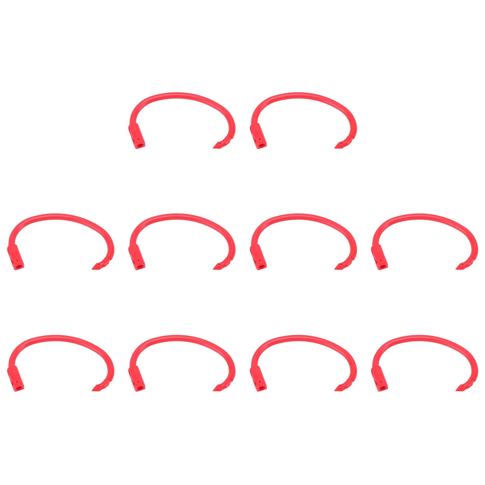 10 PCS Plastic Cow Nose Ring Large Cattle Breeding Nose Ring Livestock Nose Traction Rings V1294-YM0512-3111220290511
