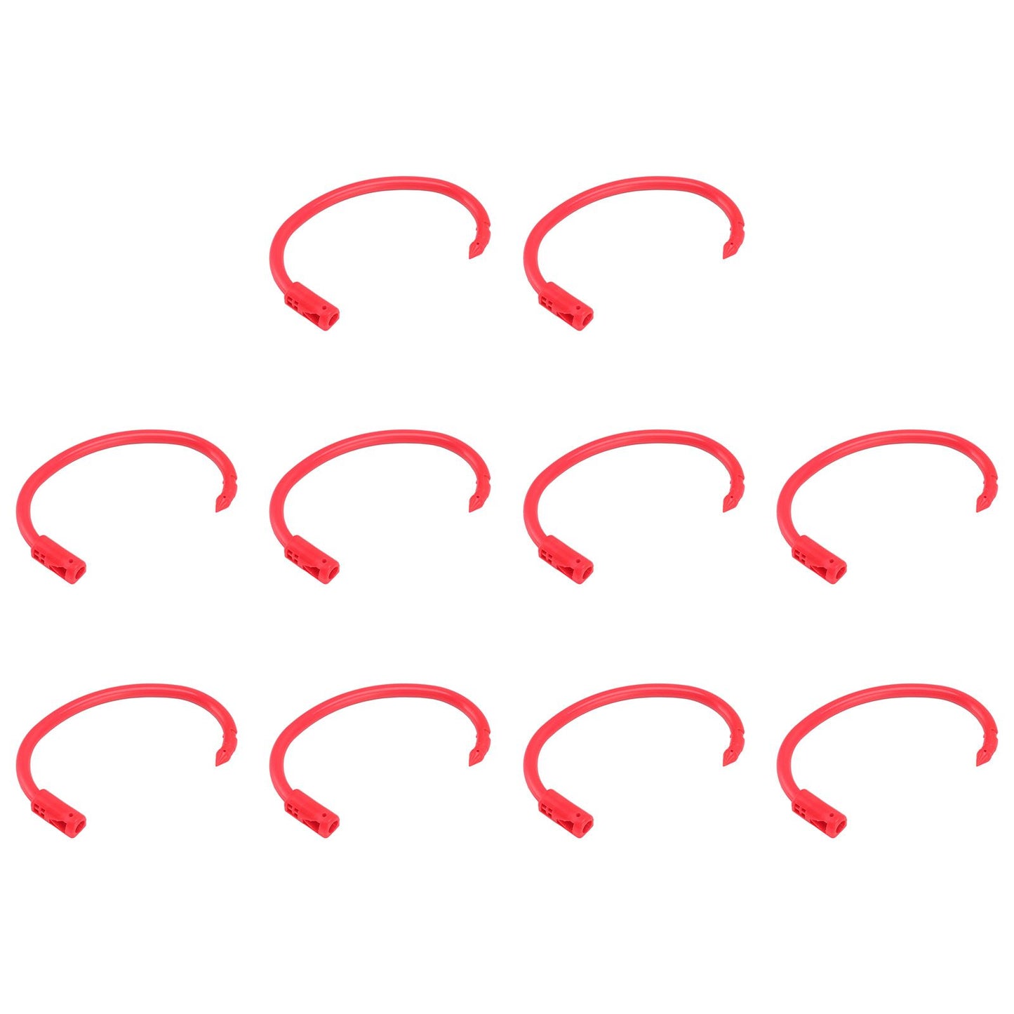 10 PCS Plastic Cow Nose Ring Large Cattle Breeding Nose Ring Livestock Nose Traction Rings V1294-YM0512-3111220290511