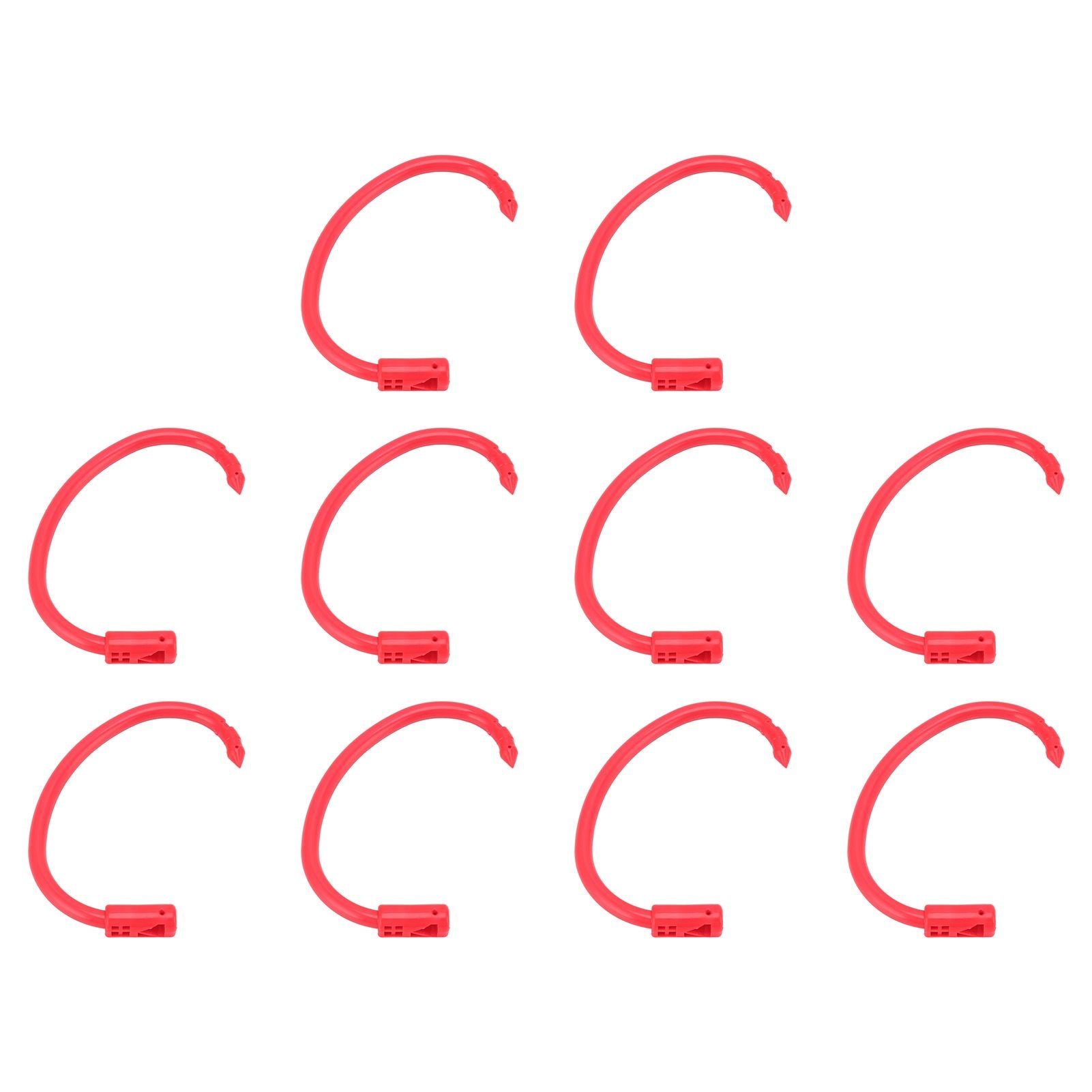 10 PCS Plastic Cow Nose Ring Large Cattle Breeding Nose Ring Livestock Nose Traction Rings V1294-YM0512-3111220290511