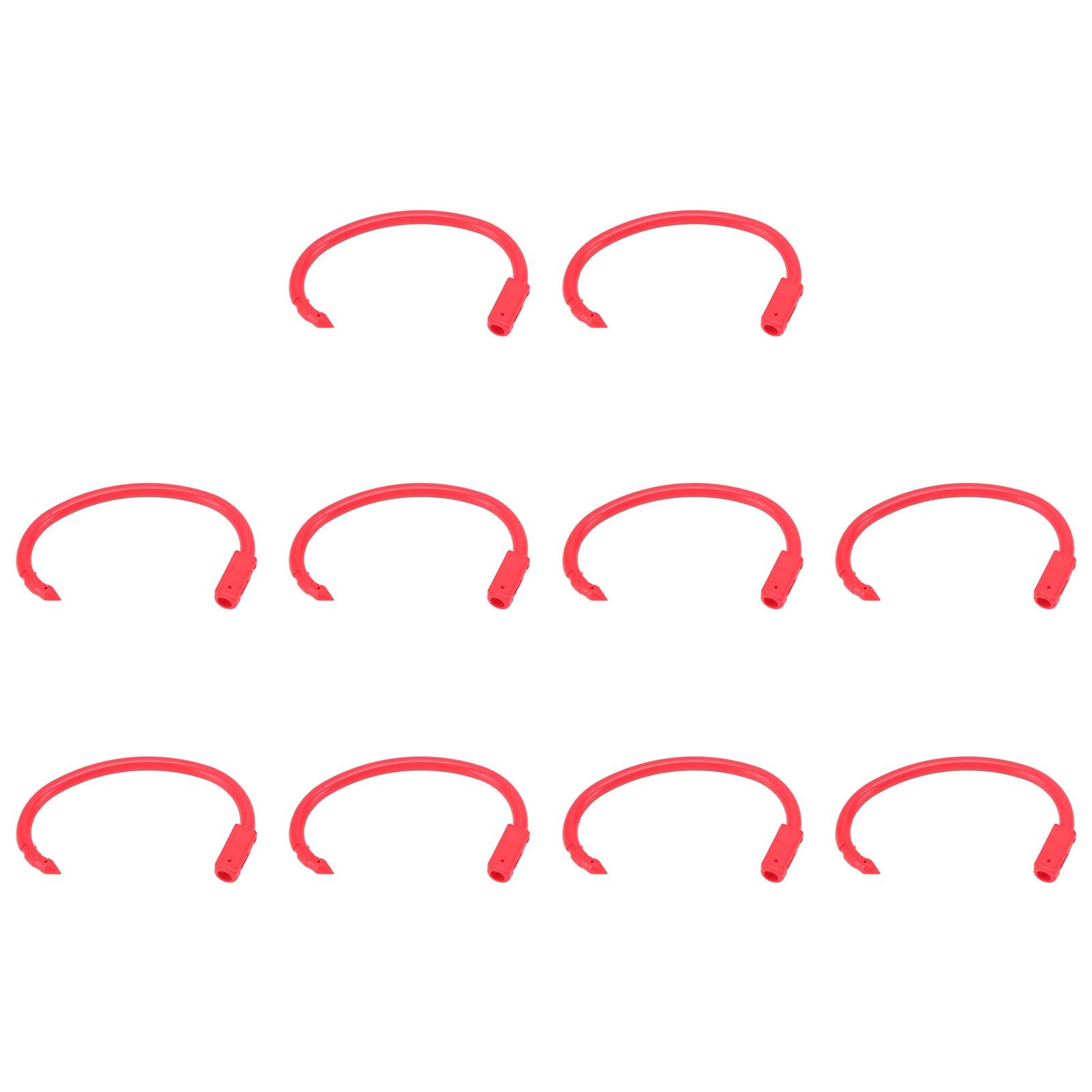 10 PCS Plastic Cow Nose Ring Large Cattle Breeding Nose Ring Livestock Nose Traction Rings V1294-YM0512-3111220290511