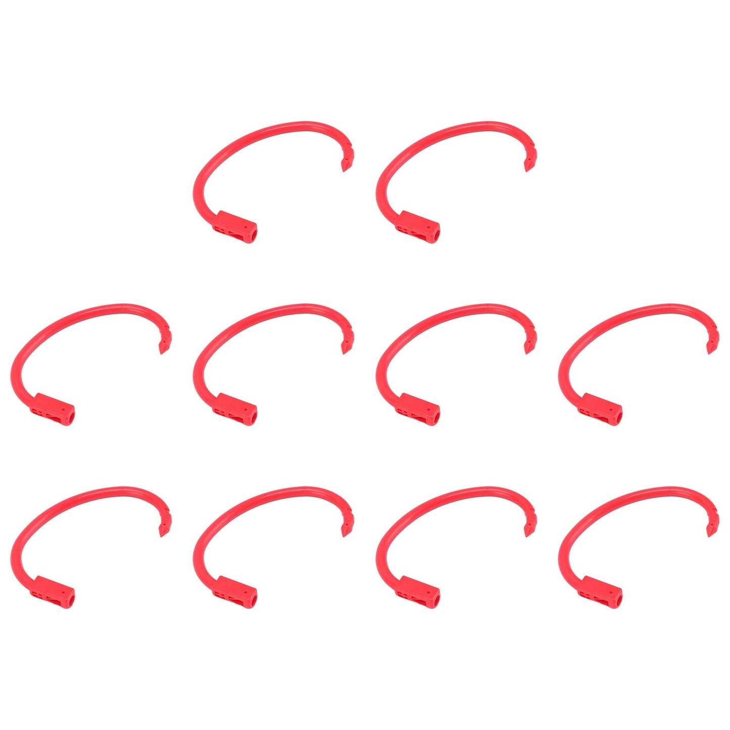10 PCS Plastic Cow Nose Ring Large Cattle Breeding Nose Ring Livestock Nose Traction Rings V1294-YM0512-3111220290511