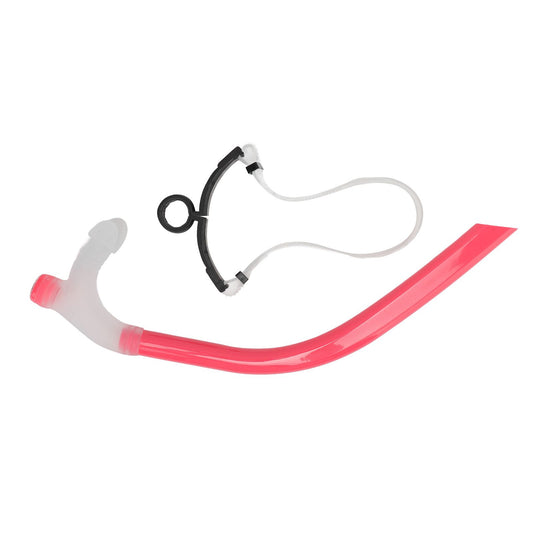 Swimming Snorkel Reduced Drag Silicone Swimming Breathing Tube with Adjustable Head Brace for Snorkeling V1294-YM0512-3111220290611