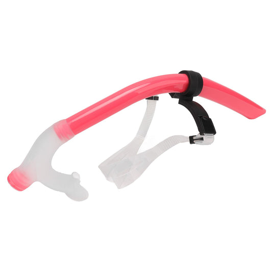 Swimming Snorkel Reduced Drag Silicone Swimming Breathing Tube with Adjustable Head Brace for Snorkeling V1294-YM0512-3111220290611